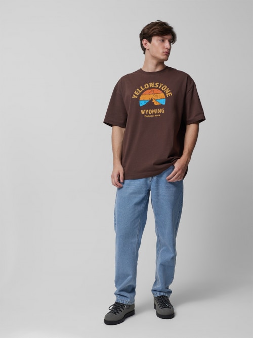 Men's oversize T-shirt with print
