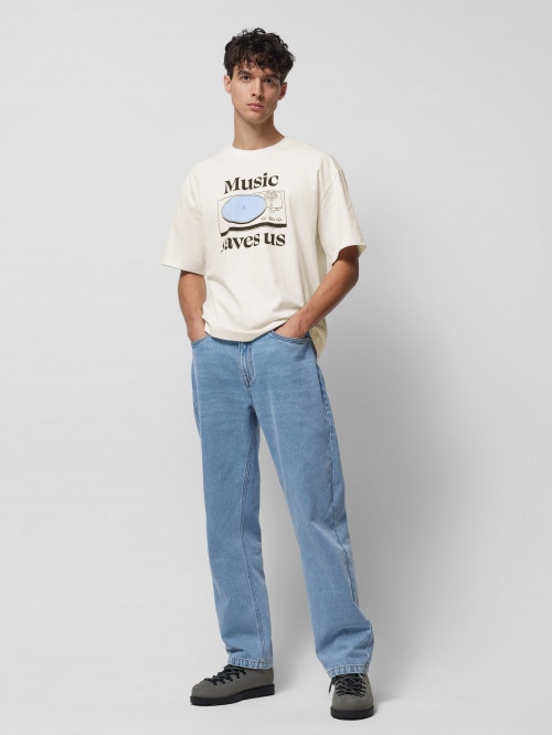 Men's oversize T-shirt with print