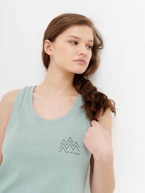 Women's top  turquoise blue
